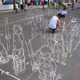 Image for article titled I Wish All Streets Had Lego Minifigs Painted on Them